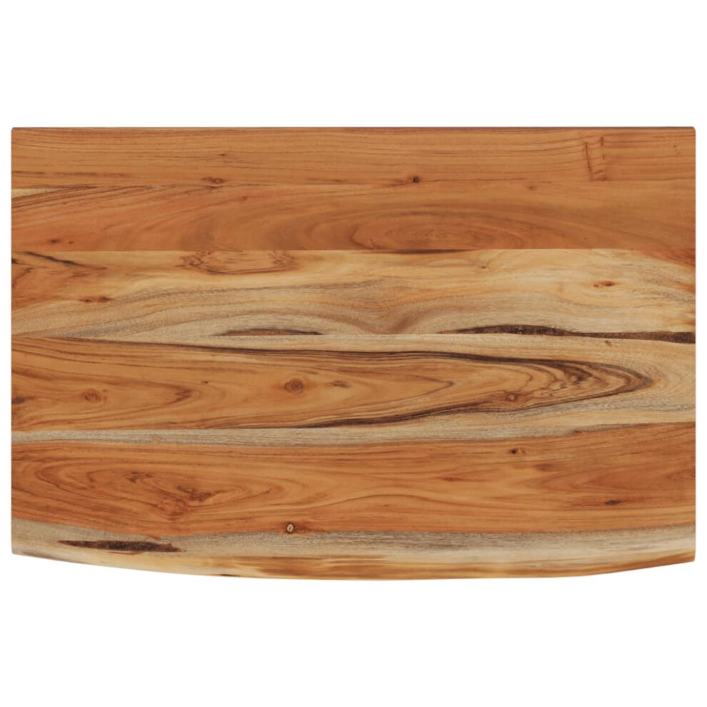 Vidaxl Wall Shelf Floating Shelf Rack Rectangular Solid Wood Acacia Live Edge