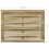 VidaXL vidaXL Gartentor Imprägniertes Kiefernholz 100x75 cm Grün 4