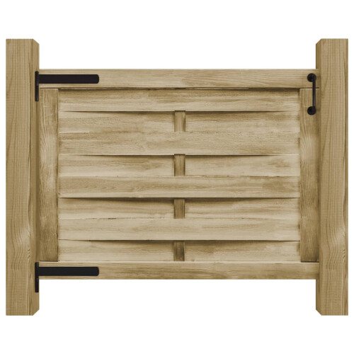 VidaXL vidaXL Gartentor Imprägniertes Kiefernholz 100x75 cm Grün 1