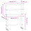 VidaXL vidaXL Kitchen Work Table with Overshelf Prep Catering Table Stainless Steel 4