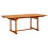 VidaXL vidaXL Solid Acacia Wood Garden Dining Table Extendable Outdoor Patio Table 2