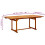 VidaXL vidaXL Solid Acacia Wood Garden Dining Table Extendable Outdoor Patio Table 8
