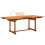 VidaXL vidaXL Solid Acacia Wood Garden Dining Table Extendable Outdoor Patio Table 3