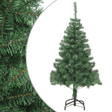 vidaXL Artificial Christmas Tree with Steel Stand 210cm 910 Branches Xmas Decor