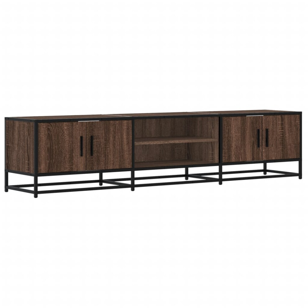 vidaXL TV Cabinet TV Stand Media Cabinet TV Unit Brown Oak Engineered Wood