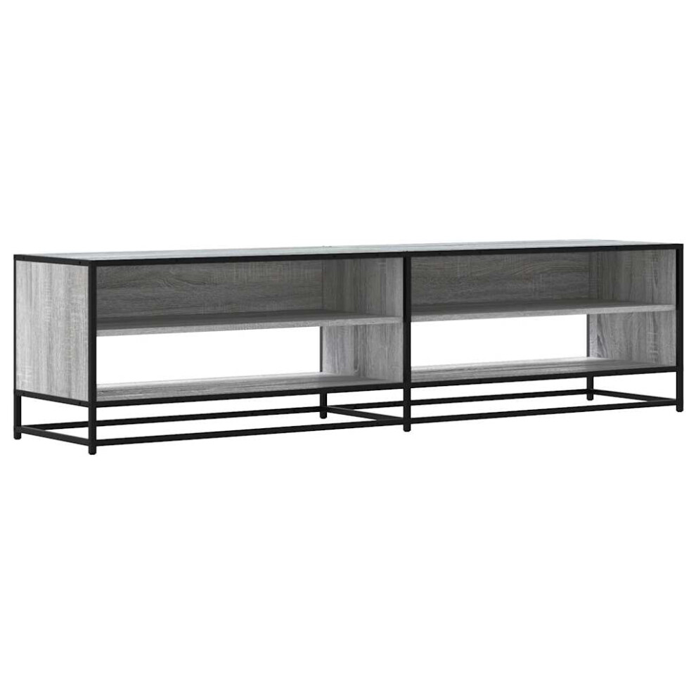 vidaXL TV Cabinet TV Stand Media Cabinet TV Unit Grey Sonoma Engineered Wood