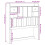 VidaXL vidaXL Headboard with Storage Bed Headboard Wax Brown 100 cm Solid Wood Pine 10
