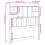 VidaXL vidaXL Headboard with Storage Bed Headboard Bed Header 100 cm Solid Wood Pine 10