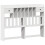 VidaXL vidaXL Bed Frame without Mattress Bed Base White 160x200 cm Solid Wood Pine 6