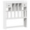 VidaXL vidaXL Bed Frame without Mattress Bed White 90x190 cm Single Solid Wood Pine 6