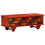 VidaXL vidaXL Solid Acacia Wood Storage Box Ample Space Red 110cm Storage Chest Home 10