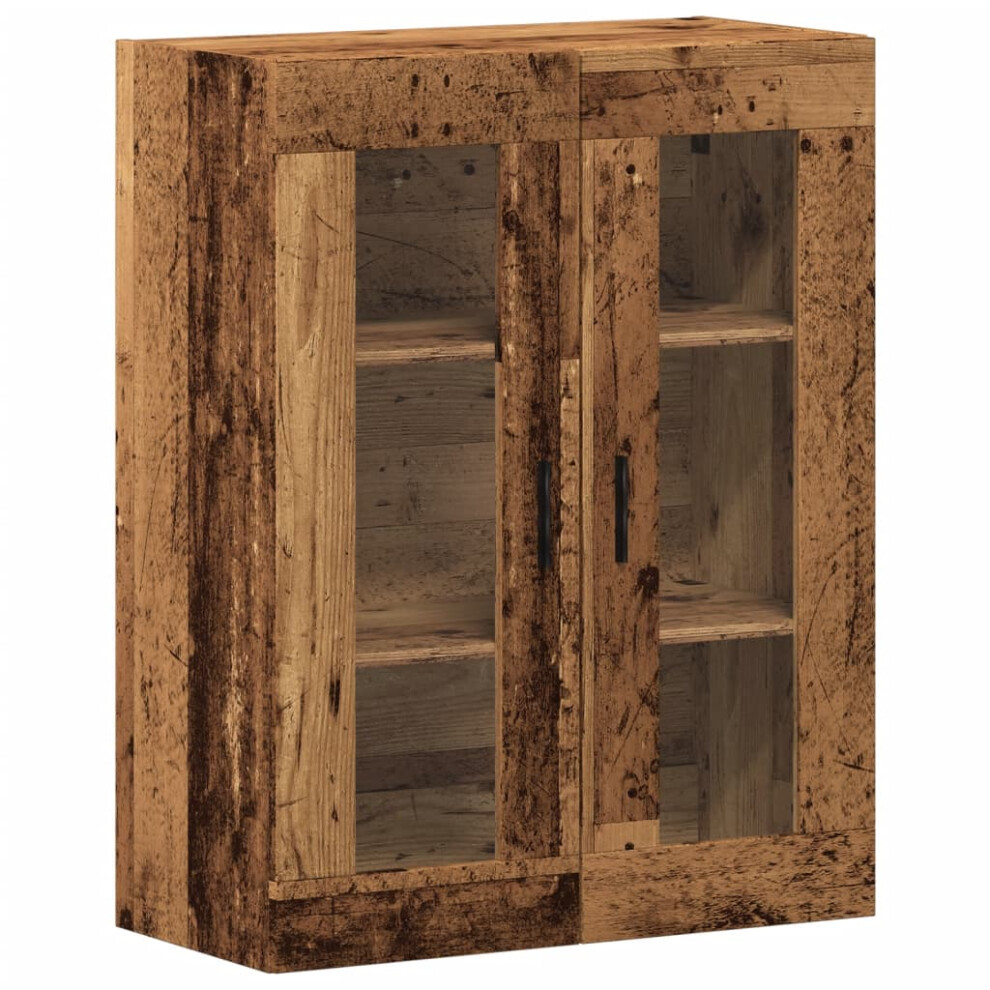 Vidaxl Wall Mounted Cabinet Wall Cupboard Hanging Storage Cabinet Old Wood