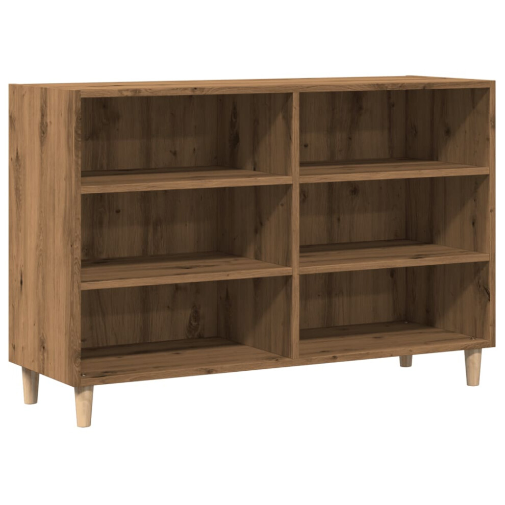 vidaXL Sideboard Side Cabinet Cupboard Highboard Artisian Oak Engineered Wood