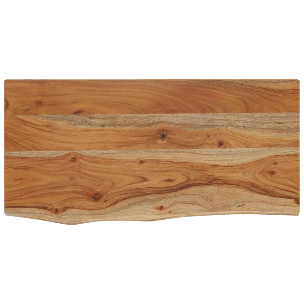 Vidaxl Wall Shelf Floating Shelf Rack Rectangular Solid Wood Acacia Live Edge