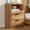 VidaXL vidaXL Bedside Cabinets Nightstand Bed Table 2 pcs Artisan Oak Engineered Wood 3