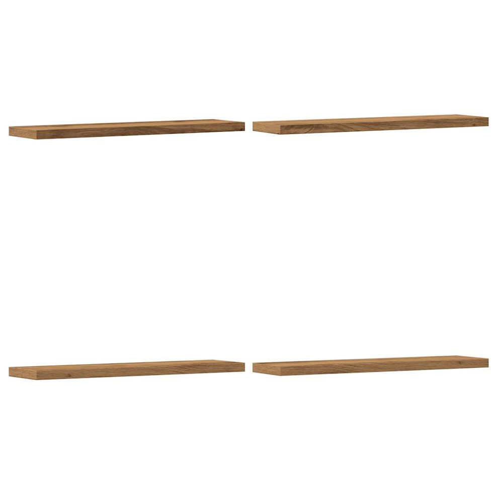 Vidaxl Wall Shelves Storage Floating Shelf 4 Pcs Artisan Oak Engineered Wood