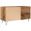 VidaXL vidaXL Record Cabinet Record Player Stand Sideboard Old Wood Engineered Wood 6