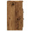 VidaXL vidaXL Bedside Cabinets Nightstand Bed Table 2 pcs Old Wood Engineered Wood 6