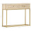 VidaXL vidaXL Solid Mango Wood Console Table Gold 90cm Entryway Accent Display Stand 7