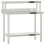VidaXL vidaXL Kitchen Work Table with Overshelf Prep Catering Table Stainless Steel 2
