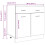 VidaXL vidaXL Drawer Bottom Cabinet Kitchen Cabinet Concrete Grey Engineered Wood 11