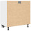 VidaXL vidaXL Drawer Bottom Cabinet Kitchen Cabinet Concrete Grey Engineered Wood 6
