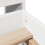 VidaXL vidaXL Bed Frame without Mattress Bed Base White 135x190 cm Solid Wood Pine 9