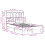 VidaXL vidaXL Bed Frame without Mattress Bed Base White 135x190 cm Solid Wood Pine 11