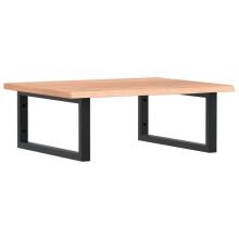 vidaXL Basin Shelf Wall Mounted Bathroom Countertop Steel and Solid Wood Oak