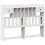 VidaXL vidaXL Bed Frame without Mattress Bed Base White 140x200 cm Solid Wood Pine 6