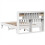 VidaXL vidaXL Bed Frame without Mattress Bed Base White 140x200 cm Solid Wood Pine 8