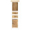VidaXL vidaXL Solid Rough Mango Wood Highboard White and Brown Wooden Side Cabinet 2