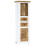 VidaXL vidaXL Solid Rough Mango Wood Highboard White and Brown Wooden Side Cabinet 9