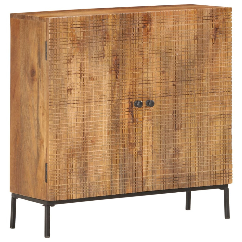 Vidaxl Solid Mango Wood Sideboard 75X30x75cm Storage Cabinet Organiser Unit