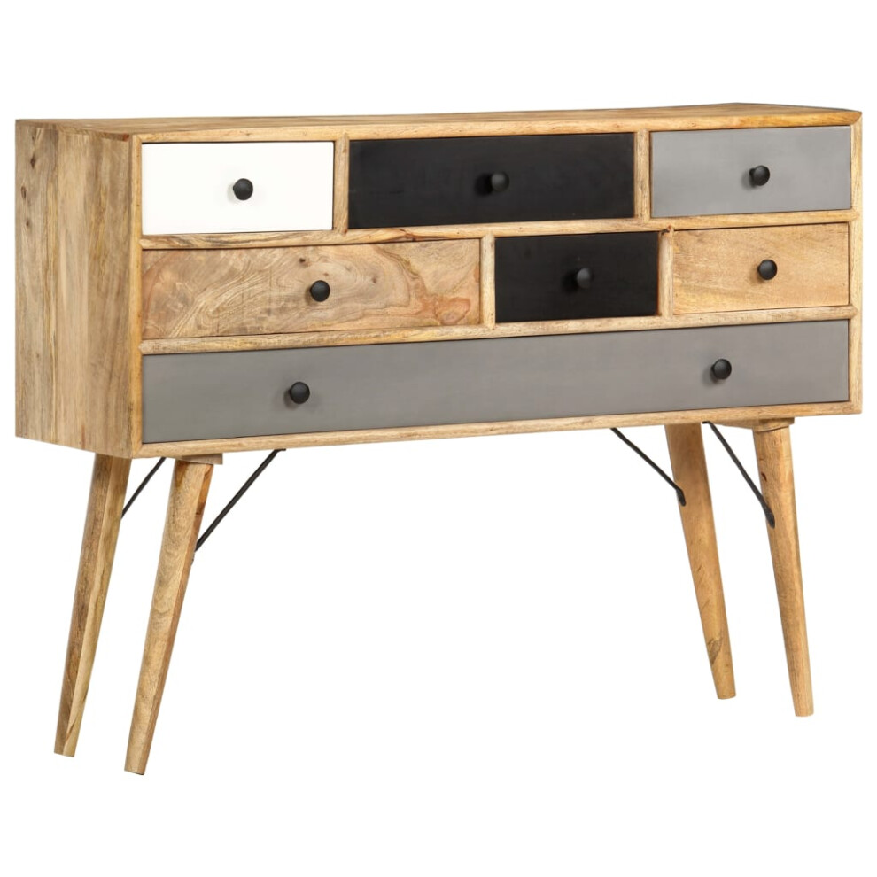 vidaXL Solid Mango Wood Sideboard 110x30x82cm Cabinet Storage Dresser Table