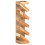 VidaXL vidaXL Solid Acacia Wood Wine Rack for 5 Bottles Bottle Holder Wall Mounted 11