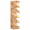 VidaXL vidaXL Solid Acacia Wood Wine Rack for 5 Bottles Bottle Holder Wall Mounted 1