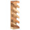 VidaXL vidaXL Solid Acacia Wood Wine Rack for 5 Bottles Bottle Holder Wall Mounted 9