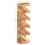 VidaXL vidaXL Solid Acacia Wood Wine Rack for 5 Bottles Bottle Holder Wall Mounted 8