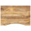 VidaXL vidaXL Desk Top with Curve Replacement Dining Table Top Solid Wood Rough Mango 1