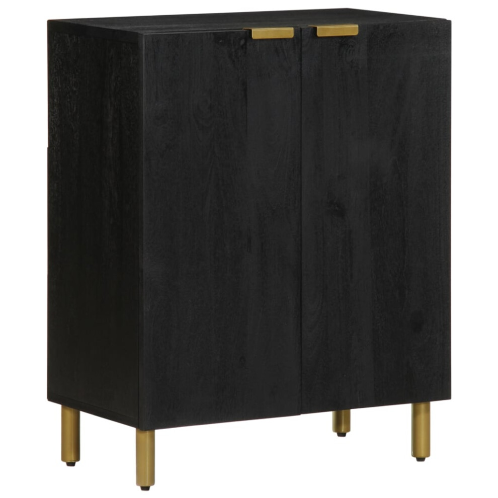 Vidaxl Sideboard Cupboard Storage Cabinet Highboard Engineered Wood Black