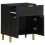 VidaXL vidaXL Bedside Cabinet Nightstand Bed Table Bed Cabinet Black Engineered Wood 2