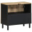 VidaXL vidaXL Bathroom Sink Cabinet Sink Cupboard Sideboard Black Solid Wood Mango 5
