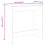 VidaXL vidaXL Bar Table Kitchen Pub Table Bistro Table Artisan Oak Engineered Wood 4
