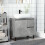 VidaXL vidaXL Bathroom Sink Cabinet Storage Cupboard Concrete Grey Engineered Wood 3
