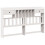 VidaXL vidaXL Headboard with Storage Bedroom Bed Header White 180 cm Solid Wood Pine 2