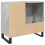 VidaXL vidaXL Bathroom Sink Cabinet Storage Cupboard Concrete Grey Engineered Wood 6