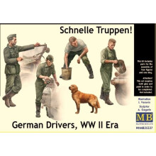 MAS35237 - Masterbox 1:35 - Schnelle Truppen, German Drivers WWII