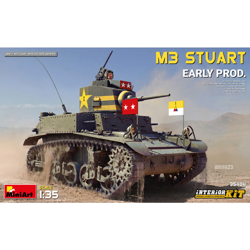 Miniart Min35404 - 1:35 - M3 Stuart Early Prod, Interior Kit