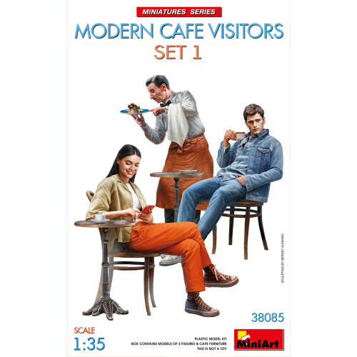 MIN38085 - Miniart 1:35 - Modern Cafe Visitors Set #1